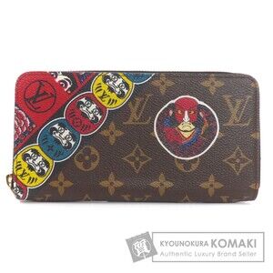 Louis Vuitton Zippy Wallet Daruma Kabuki Monogram Long Canvas